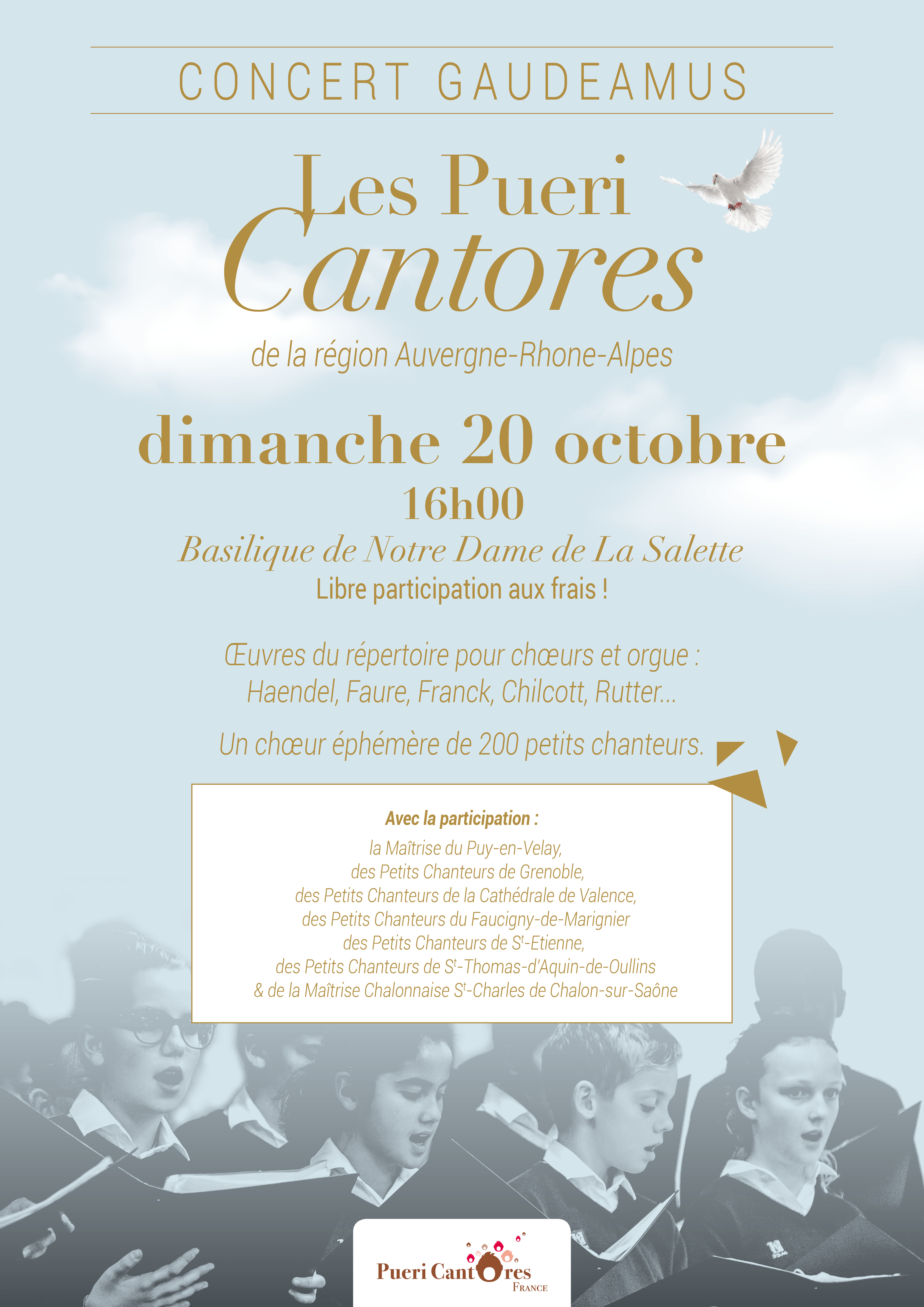 Concert Pueri Cantores à La Salette