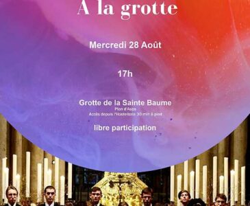 Concerts à la Sainte Baume et à Marseille